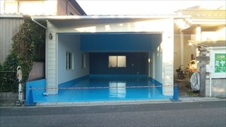 海をイメージした塗装仕立ての状態です。