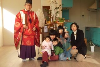 完成した最後に、モデルハウスをさせていただきました。施主様には感謝感激です。