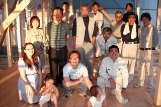 上棟式／無事上棟できました。記念撮影。